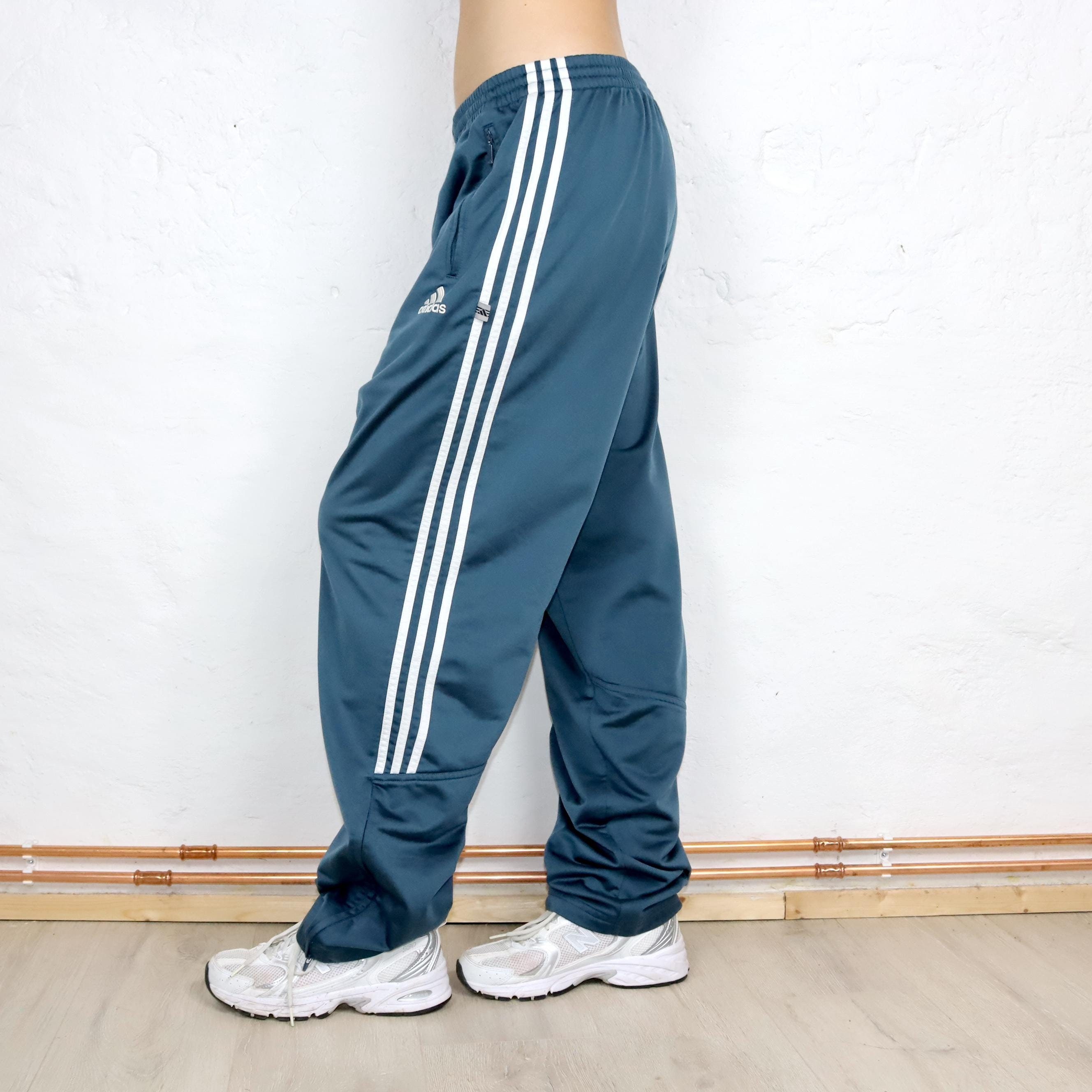 Vintage 90s 00s Y2k ADIDAS Jogging Pants Training Pants Dark Vintage 90s 00s Y2k ADIDAS Jogging Pants Training Pants Dark