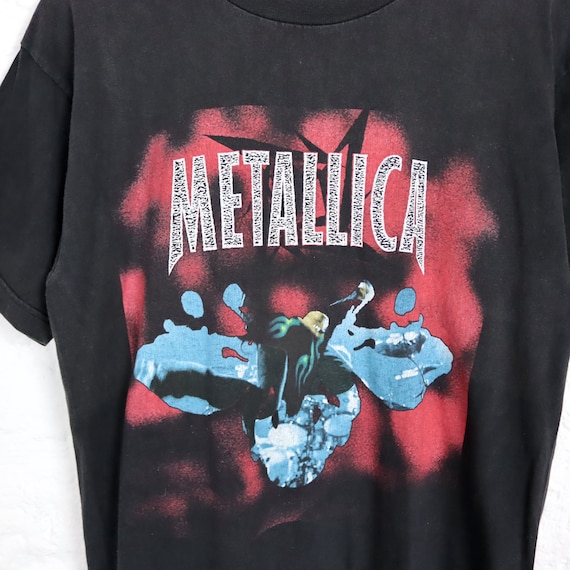 Vintage 80s 90s GIANT T-shirt Short Sleeve Metallica Band Shirt