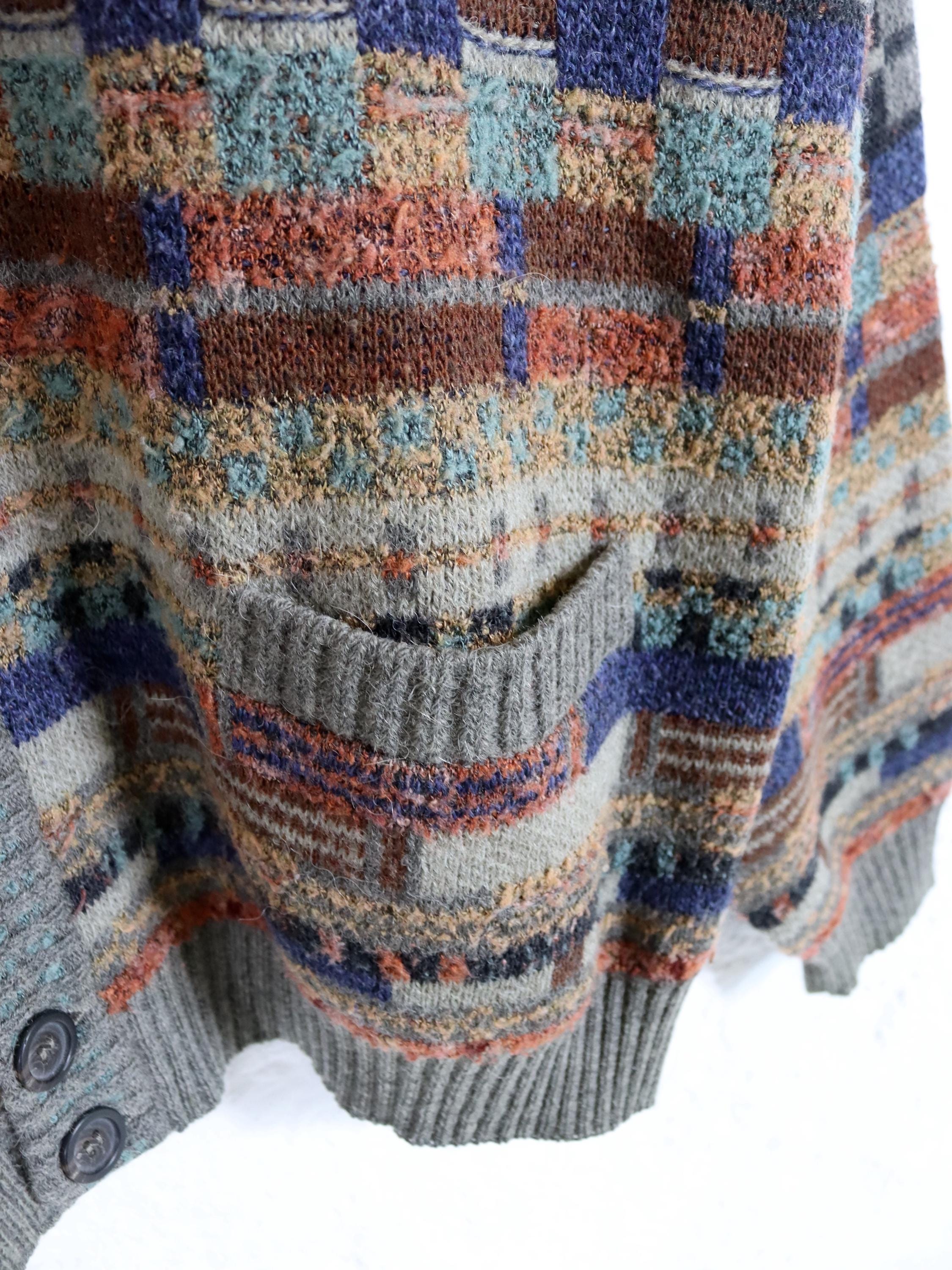 トップス 80s 90s IL GRANCHIO design cardigan Vintage 90's Il Granchio Cardigan - Size XL - Etsy