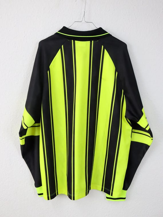 Vintage 80s 90s NIKE Team Sports Jersey, Long Sleeve, Polo Collar