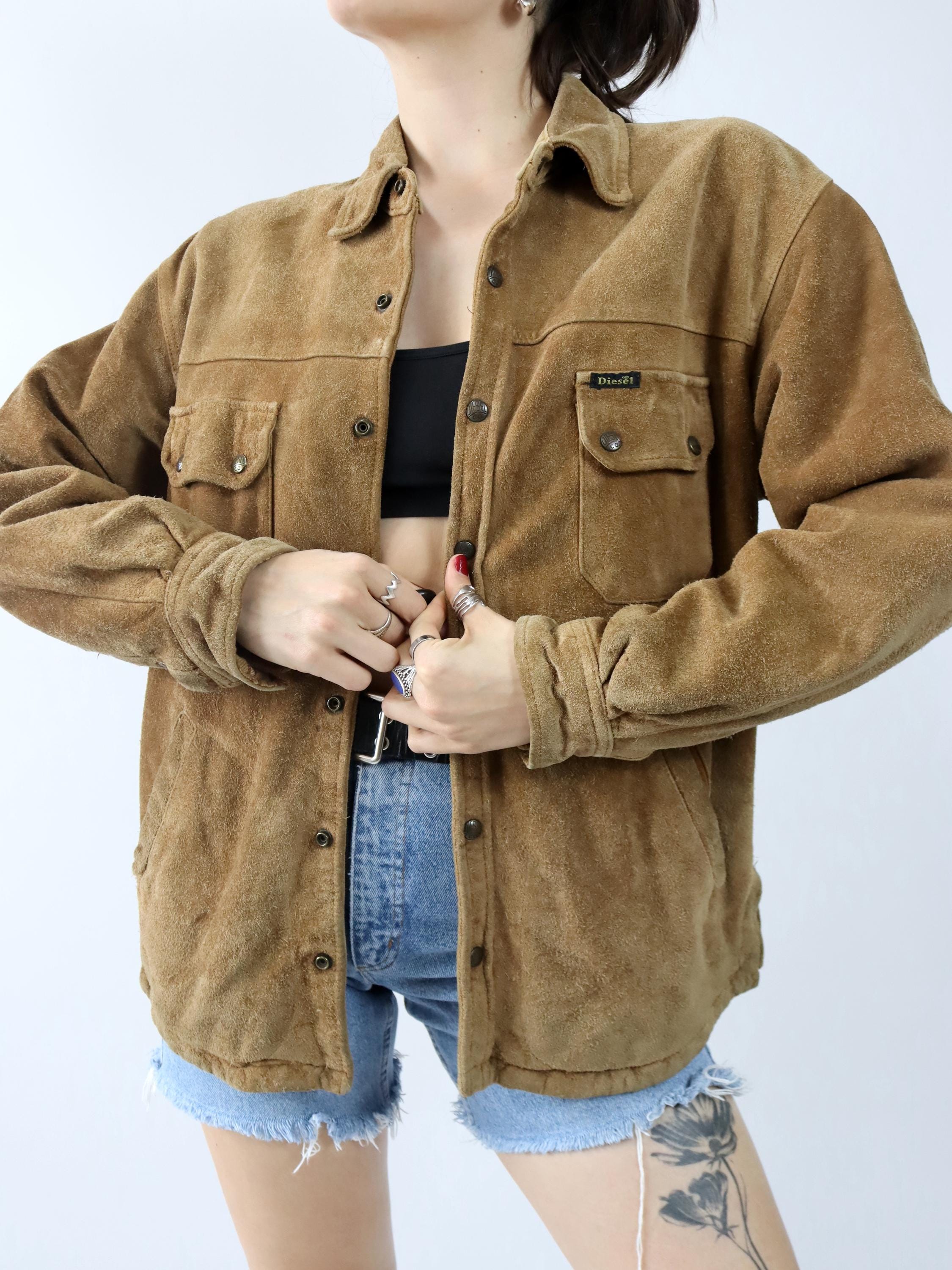 Diesel Suede Jacket - Etsy