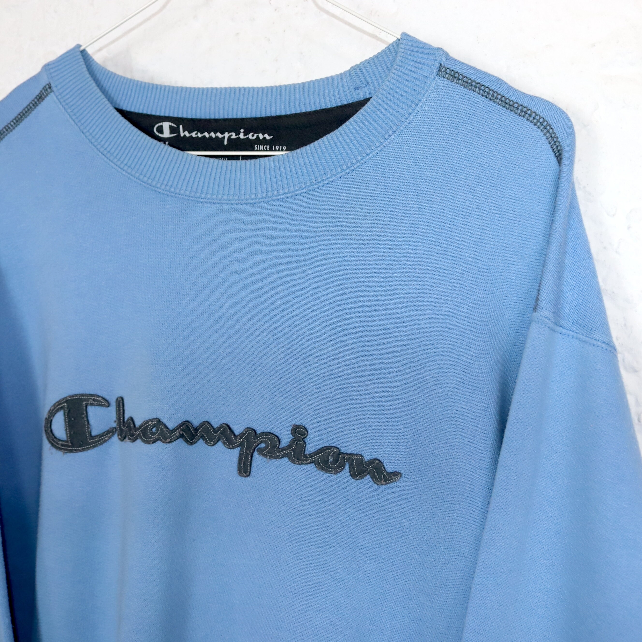 Vintage 80s 90s CHAMPION Sweatshirt Pullover Light Blue L Etsy UK