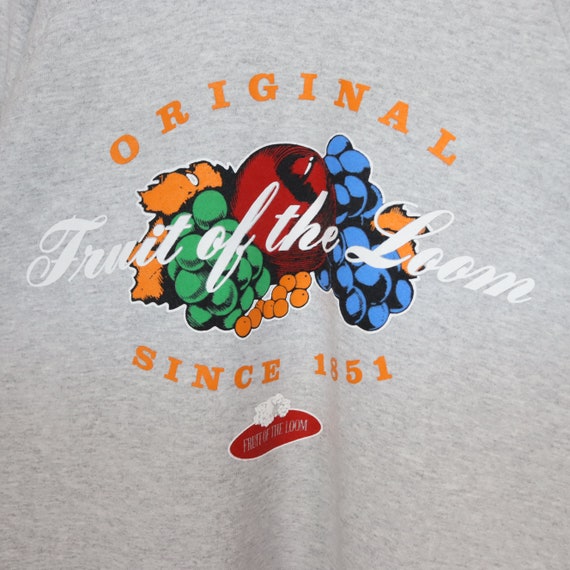 Vintage 80er 90er FRUIT of the LOOM Sweatshirt Pu… - image 5