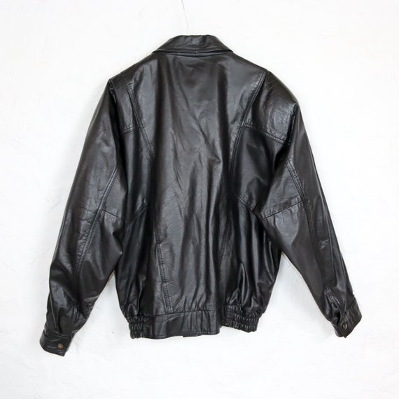 Vintage 80s 90s ANGELO Leather Jacket Jacket Leather Black Bomber Jacket Shoulder Pads L - Etsy Vintage 80s 90s ANGELO Leather Jacket Jacket Leather Black Bomber Jacket Shoulder Pads L - Etsy