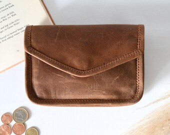 Handmade women's wallet "Jana" made of buffalo leather | Women's purse | Leather wallet | Sustainably and fairly produced