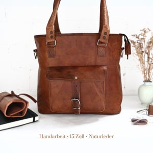 Women's leather shopper bag | Leather shoulder bag | Leather shoulder bag | Crossbody bag | Natural leather handbag | Women's shopper bag image 5
