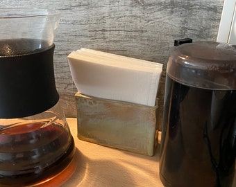 porte-filtre à café menthe