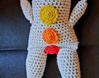 Reiki chakra laying doll crochet