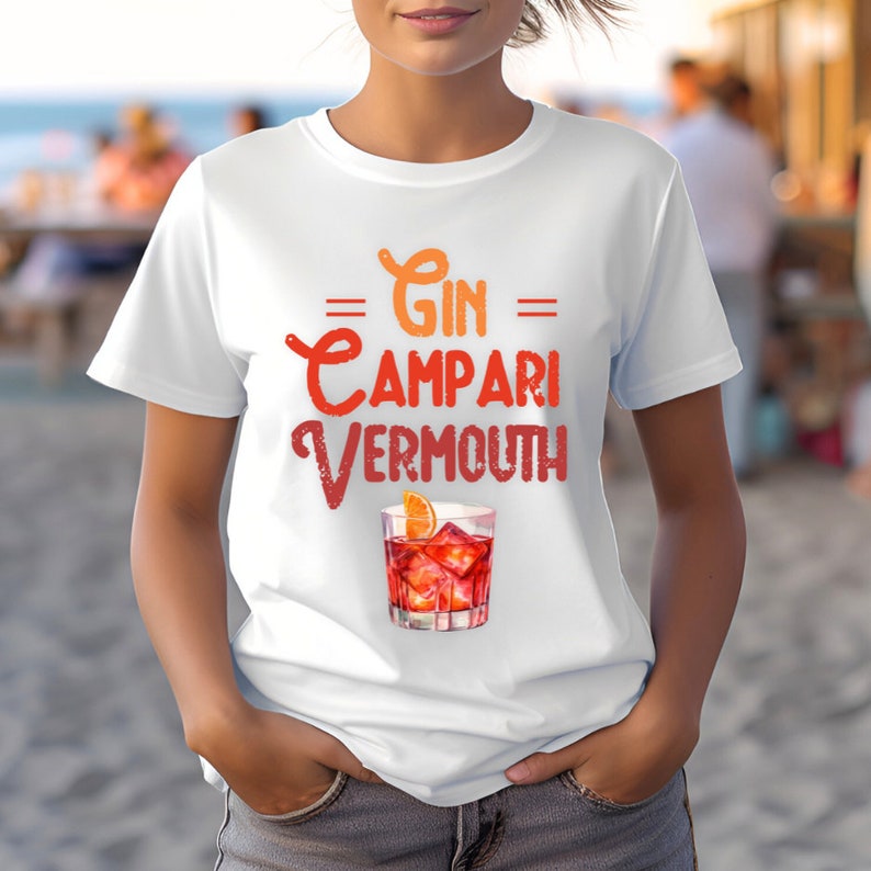T-shirt manches courtes CAMPARI Negroni time drink taille M