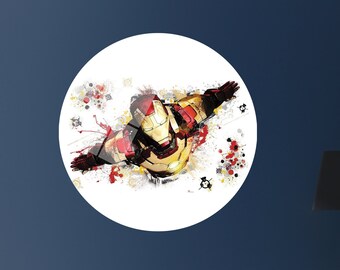 Iron Man Canvas Print: 3D Cartoon Wall Art