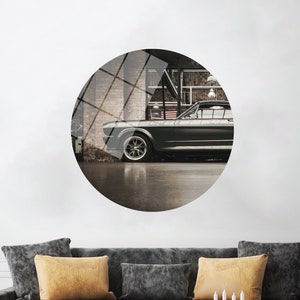 Vintage Car Canvas Art: Garage Wall Decor, Car Lover Gift