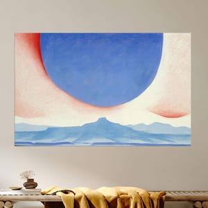 Abstract Canvas Art: Georgia O’Keeffe Style, Modern Wall Decor