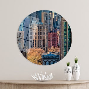 Stadt Landschaft 3D Leinwand, Stadt Manhattan Leinwand Poster, Ansicht Kunstwerk, New York Manhattan gedruckt, Geschenk für ihre Wand Tisch, 3D Leinwand Poster,