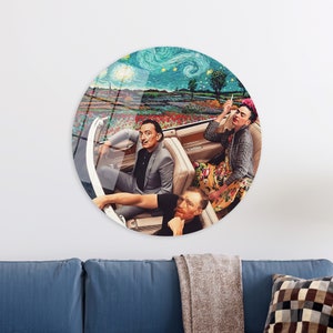 Frida Van Gogh Dali Canvas Print: Modern Art Wall Decor