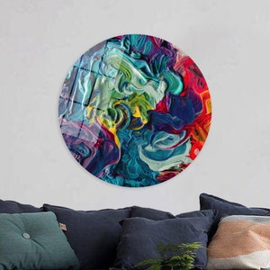 Colorful Canvas Art, Pop Art, Home Decor, Colorful Wall Art, Gifts, Different Color Poster, Canvas Decor, Living Room Wall Art, Glass Art,