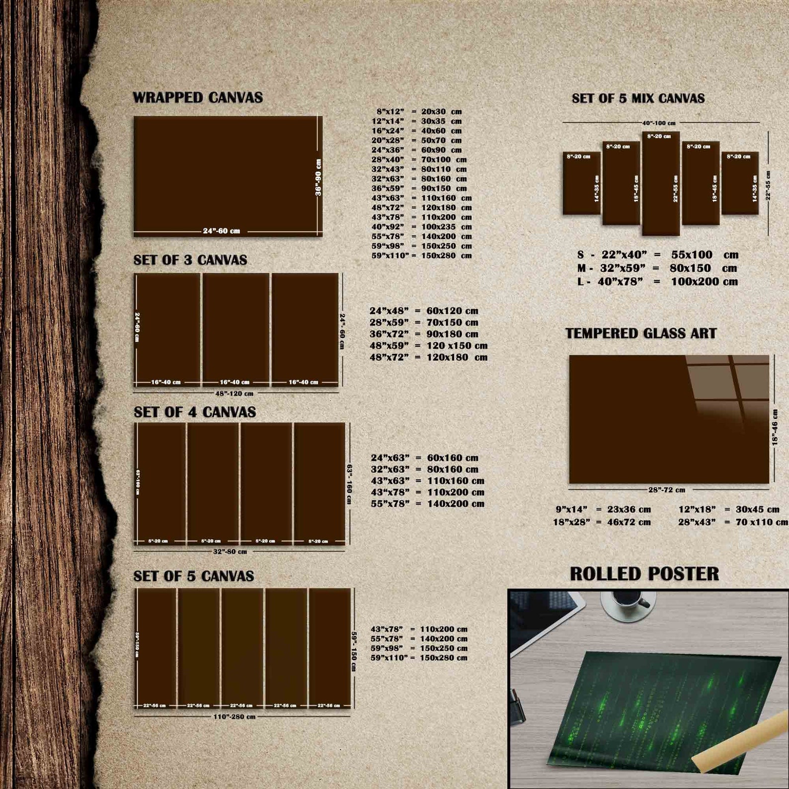 Matrix Code Canvas Art: Tempered Glass Framed Wall Decor - Etsy