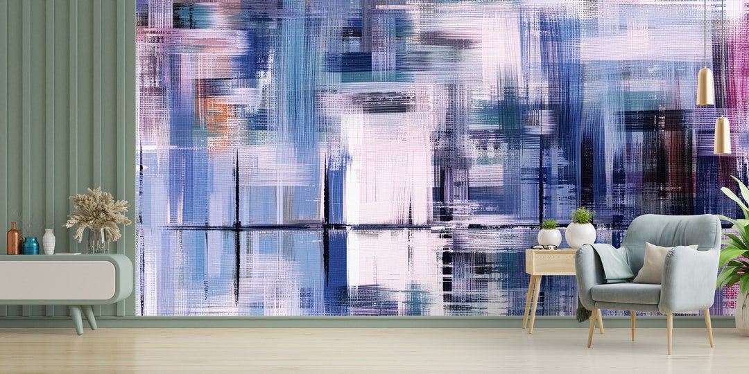 Wallpaper Mural Art, Modern Wallpaper, Custom Wall Paper, Gift for Her