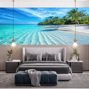 Tropical Ocean Wallpaper: 3D Sea Landscape Wall Decor image 4