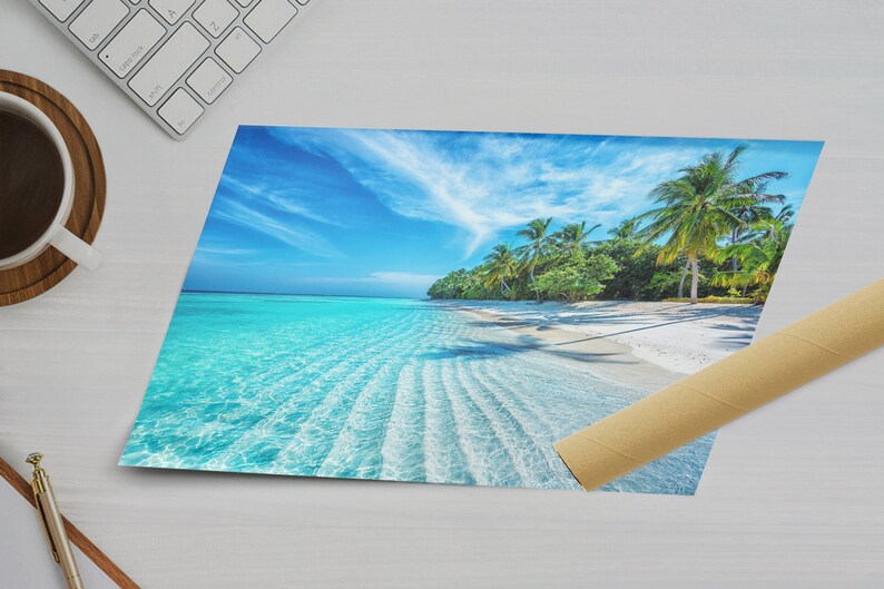 Tropical Ocean Wallpaper: 3D Sea Landscape Wall Decor image 7