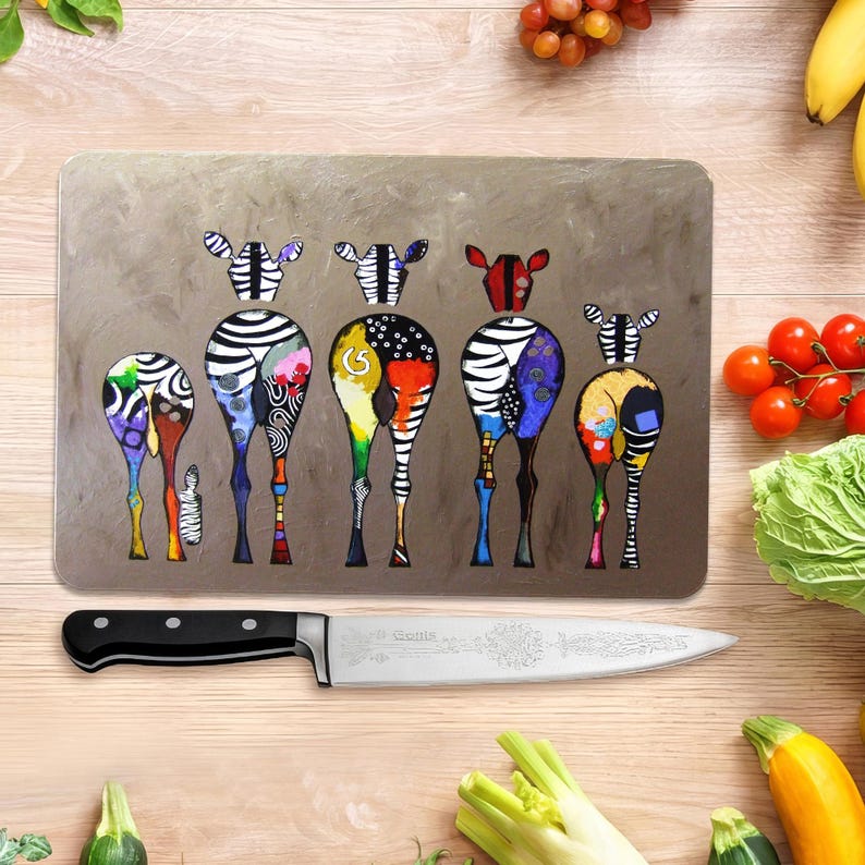 Wall Art Wholesale Tempered Glass Cutting Board - Thumbnail 3