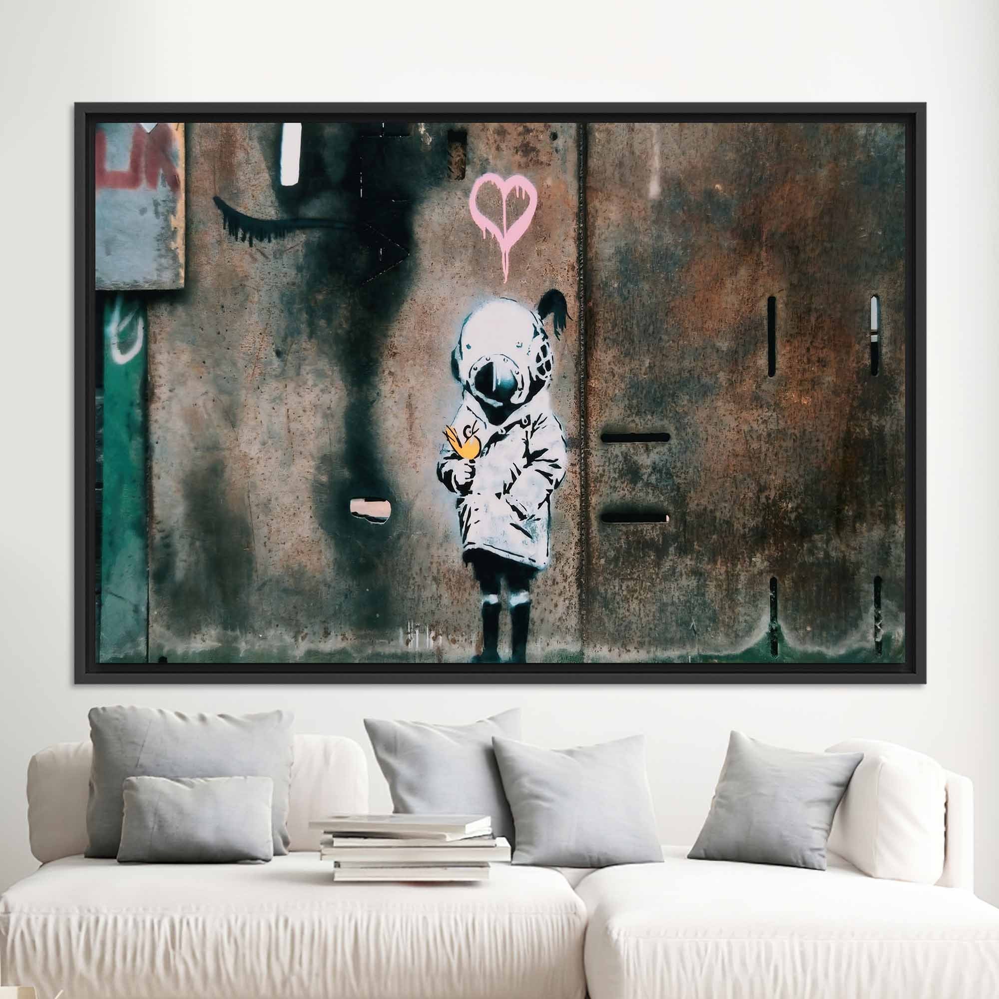  Banksy Canvas Wall Art Banksy Poster Large Size Picture Prints  for Living Room Bedroom Kitchen and Office Wall Decor Frameless (65x130 cm)  26×52 inch: Posters & Prints