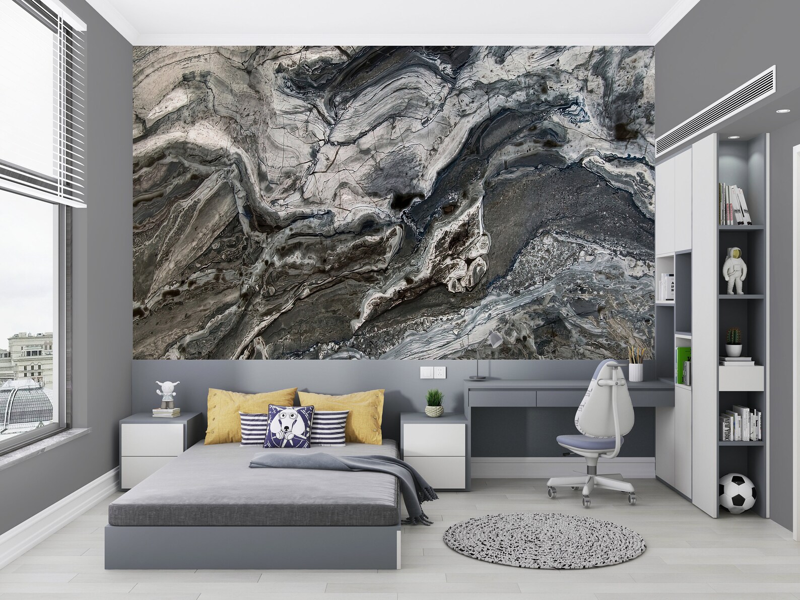 Decor for Wall Stick on Wallpaper Art Deco Removable Wall Etsy