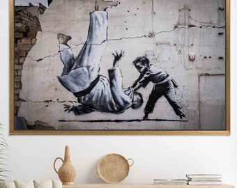 ラピュタ ｖｓ バンクシー アート 絵画 インテリア laputa banksy ラピュタ vs バンクシー アート 絵画 インテリア laputa banksy