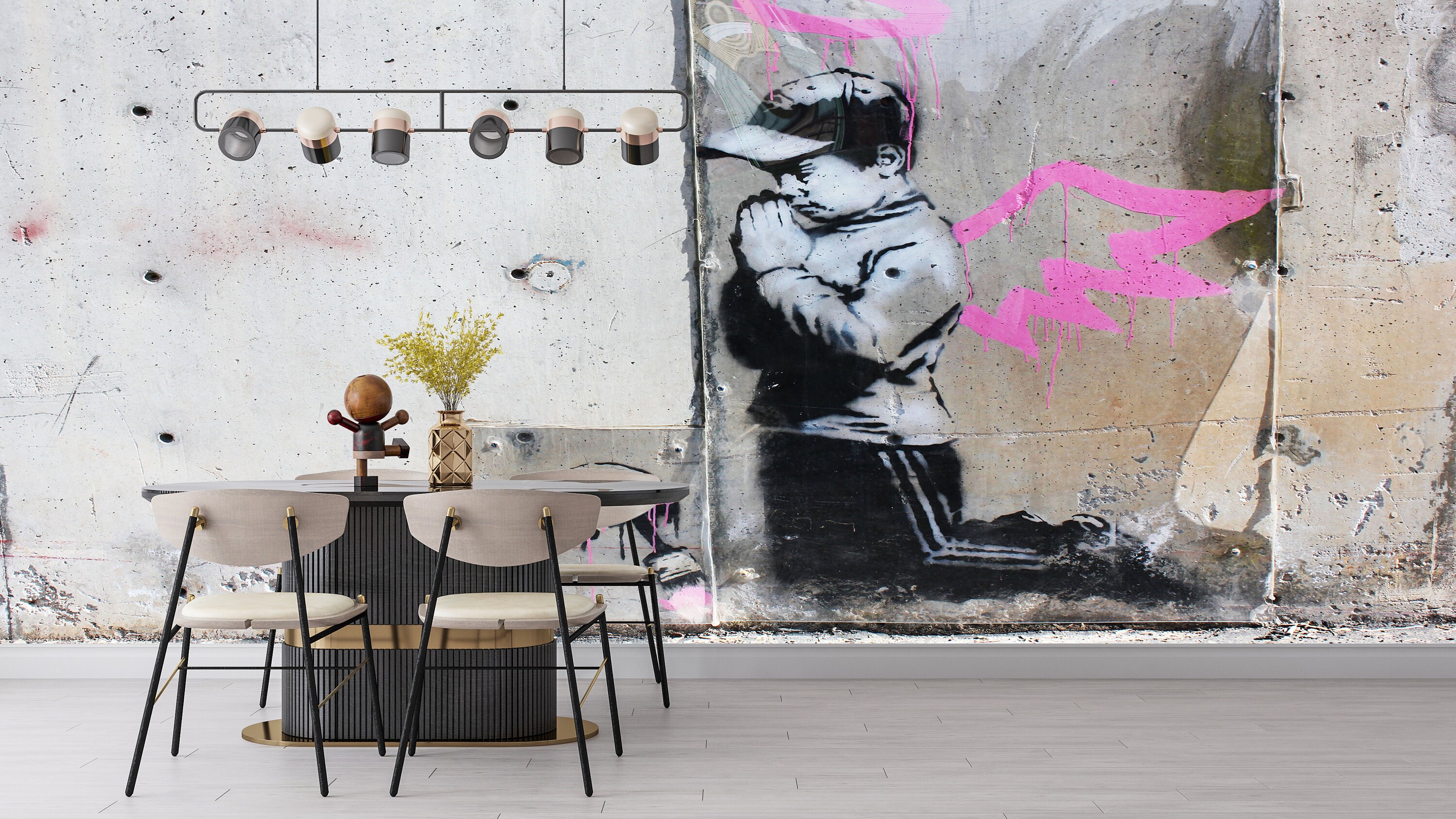 Banksy Angel Graffiti Wall Art: Street Style Decor - Etsy