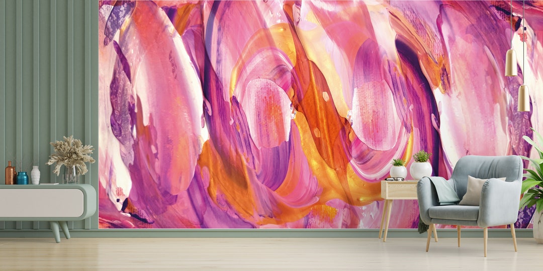 Wall Art Decor, Wall Covering, 3D Wall Paper, Gift for Her, Wall Mural