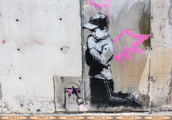 Banksy Angel Graffiti Wall Art: Street Style Decor - Etsy