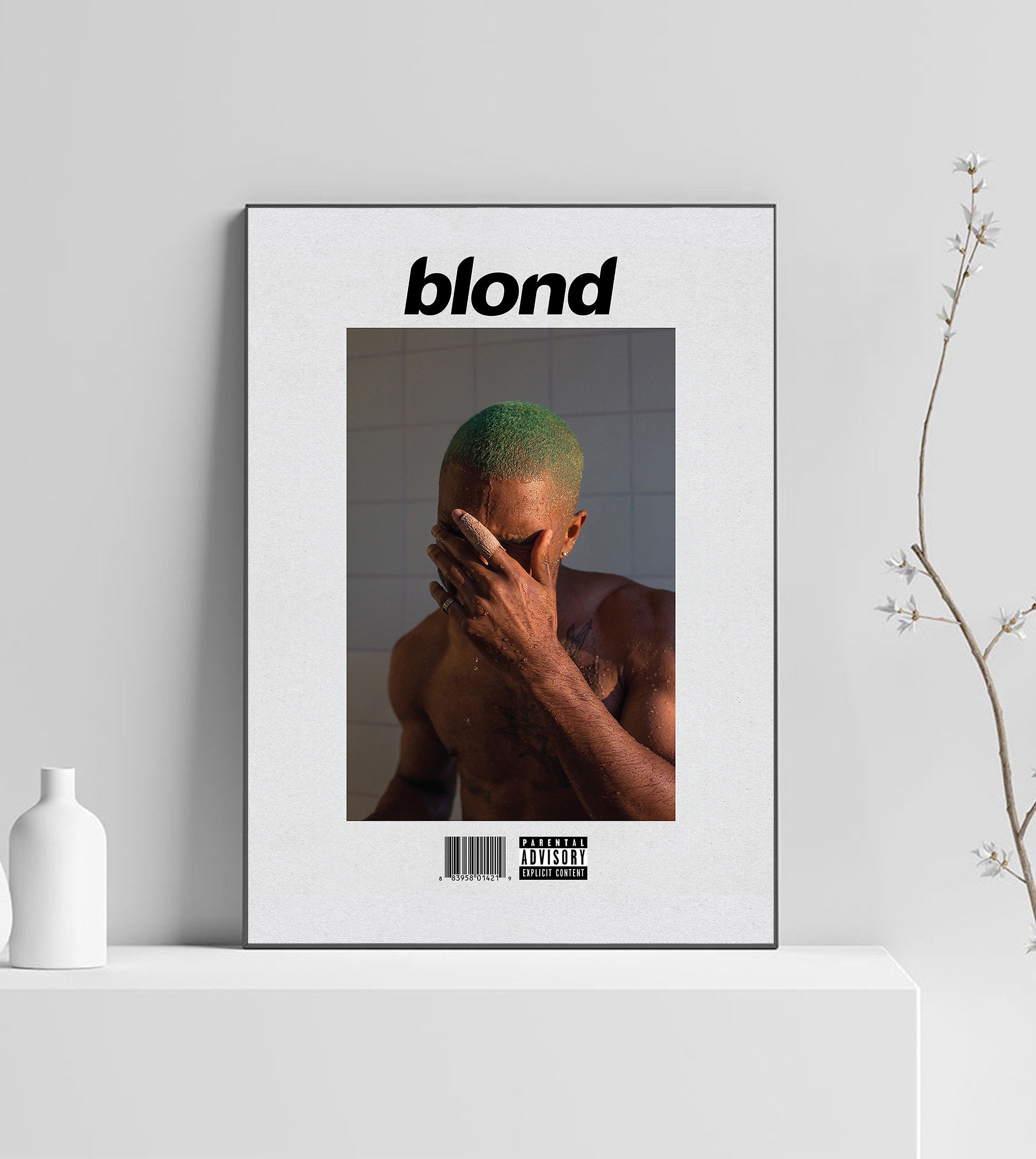 Frank Ocean Poster Blonde Poster Frank Ocean Tracklist Etsy UK