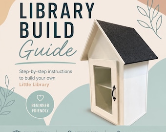 Bouwgids voor kleine gratis bibliotheek | Boekruilplannen voor buiten (digitale download)