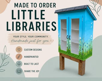 Custom Handmade Little Free Library | Made to Order