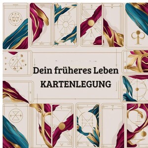 Dein Früheres Leben Kartenlegung - Tarot treffsicher Seele Vorheriges Leben Seelenpartner Liebe Karma Hellsehen Reinkarnation Ehe Lenormand