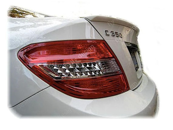 Heckspoiler passend für Mercedes-Benz C204 C-Klasse Coupe, Heckflügel,  Spoilerlippe für Auto Tuning, in A-Still, ABS Kunststoff - .de