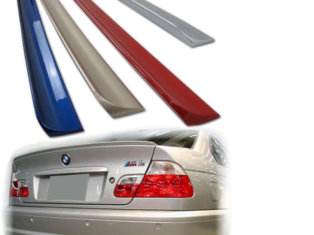 Rear Spoiler Lip, Spoiler Suitable for BMW E46 Limo Coupe Cabriolet ...