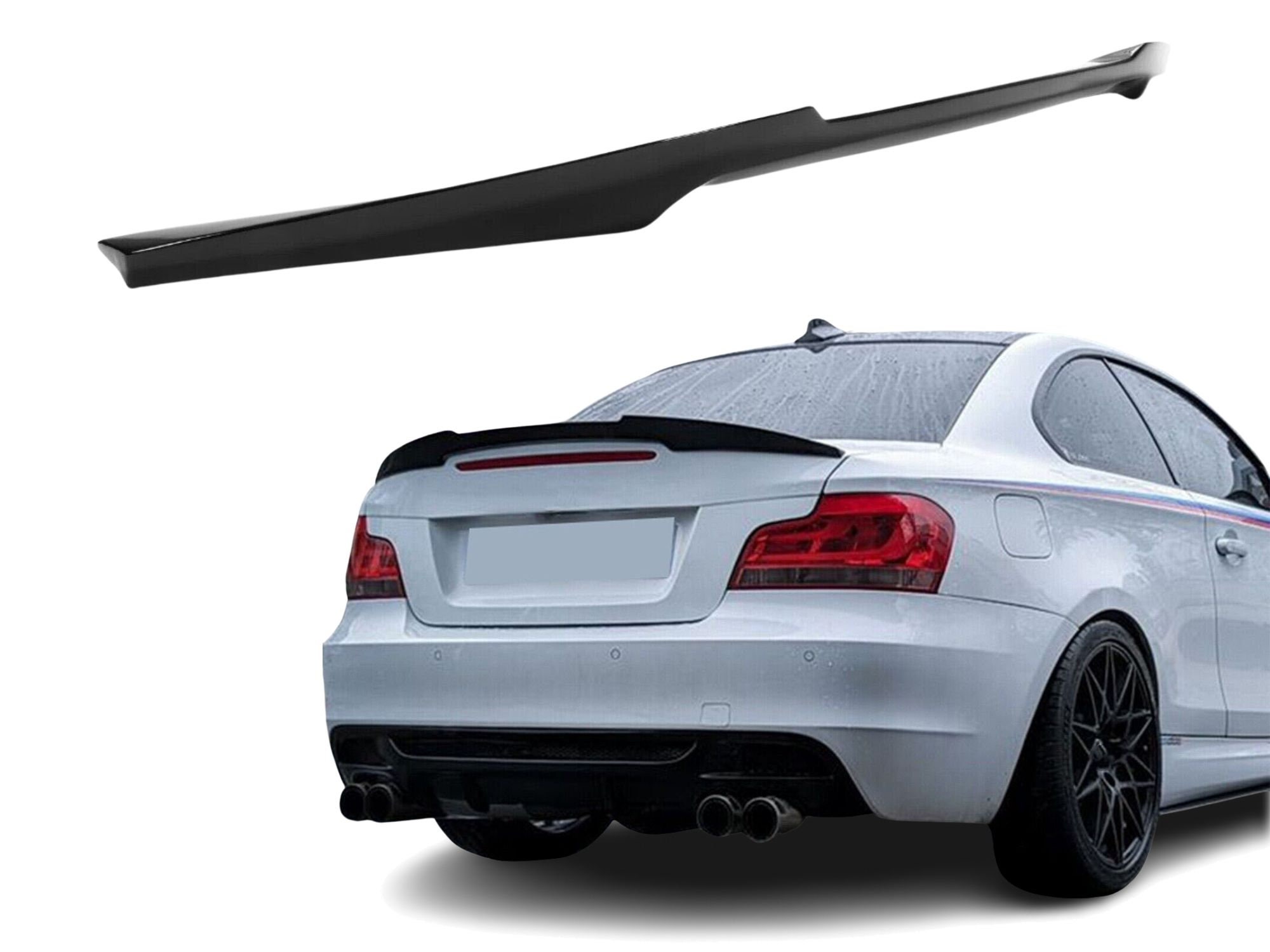 Rear Spoiler Suitable for BMW E82 Coupe, Rear Wing, Spoiler Lip for Car  Tuning, ABS Plastic 