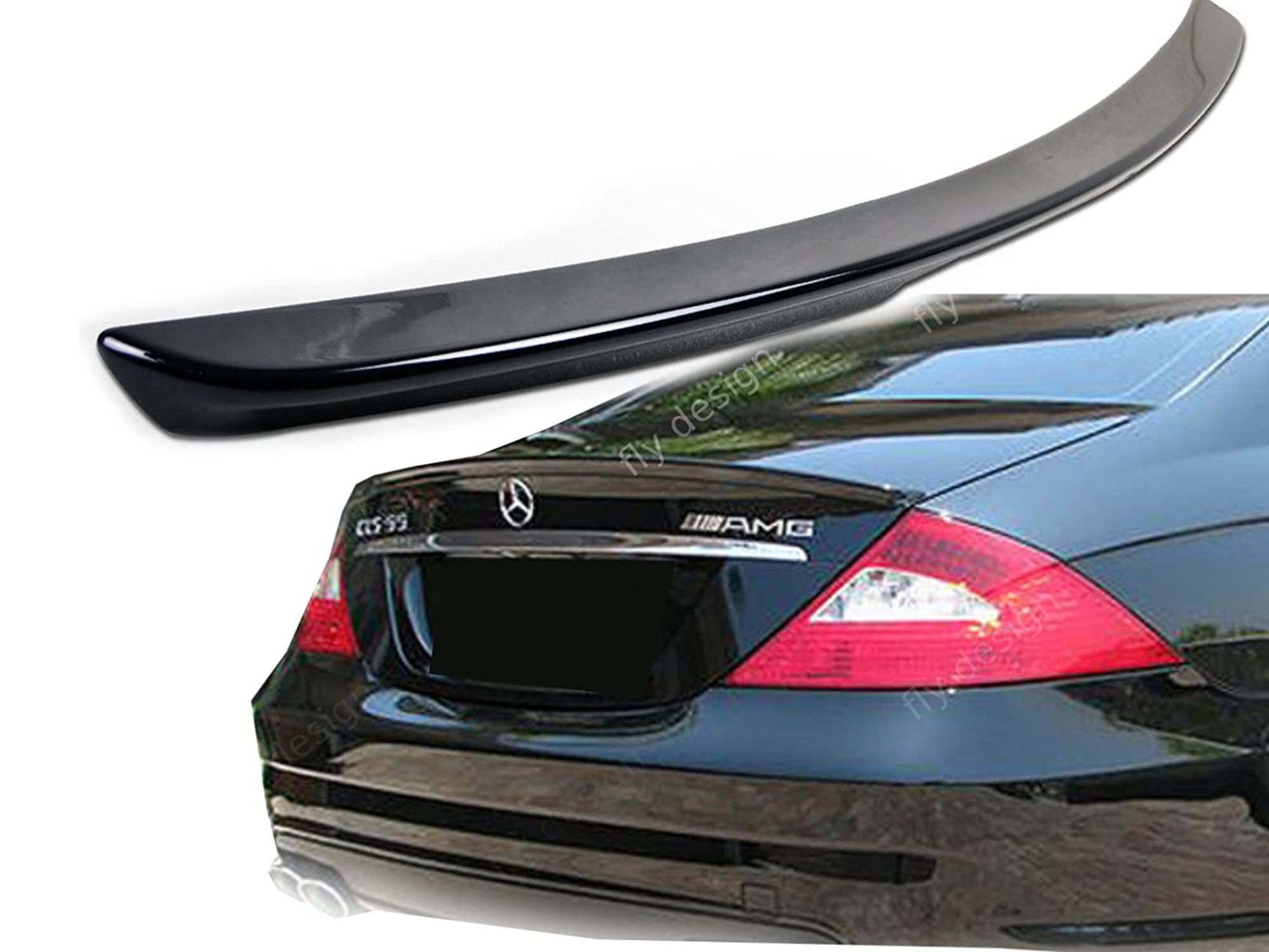 Car Craft Glc Coupe Spoiler Trunk Spoiler Compatible With Mercedes