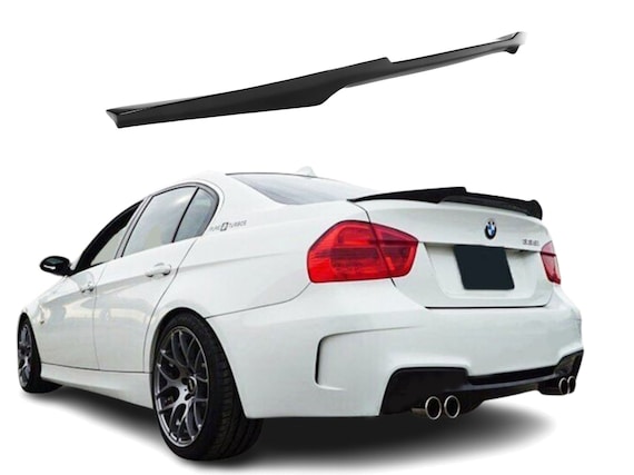 Heckspoiler passend für BMW E90 3er, Heckflügel, Spoilerlippe für Auto  Tuning, ABS Kunststoff - .de