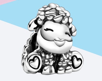 vandaag Glans Transparant Pandora sheep charm - Etsy Nederland