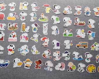 100x Snoopy Peanuts Charlie Brown Stickers Cartoon Kids Cool Decal Skateboard Stickerbomb Surf Fashion Mobile Laptop Hypebeast UK