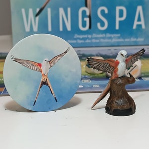 Pigliamosche dalla coda a forbice Miniatura para Envergadura - Marcador do Primeiro Jogador