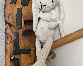 Crochet pattern PDF bunny plush toy amigurumi German English