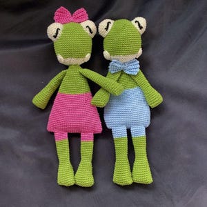 Crochet pattern PDF crochet pattern frog soft toy Amigurumi German English
