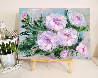 Rose Painting Original Pink Roses Still Life Painting Roses Painting Pink Flowers Still Life Art Abstract Roses Art Still Life with Roses