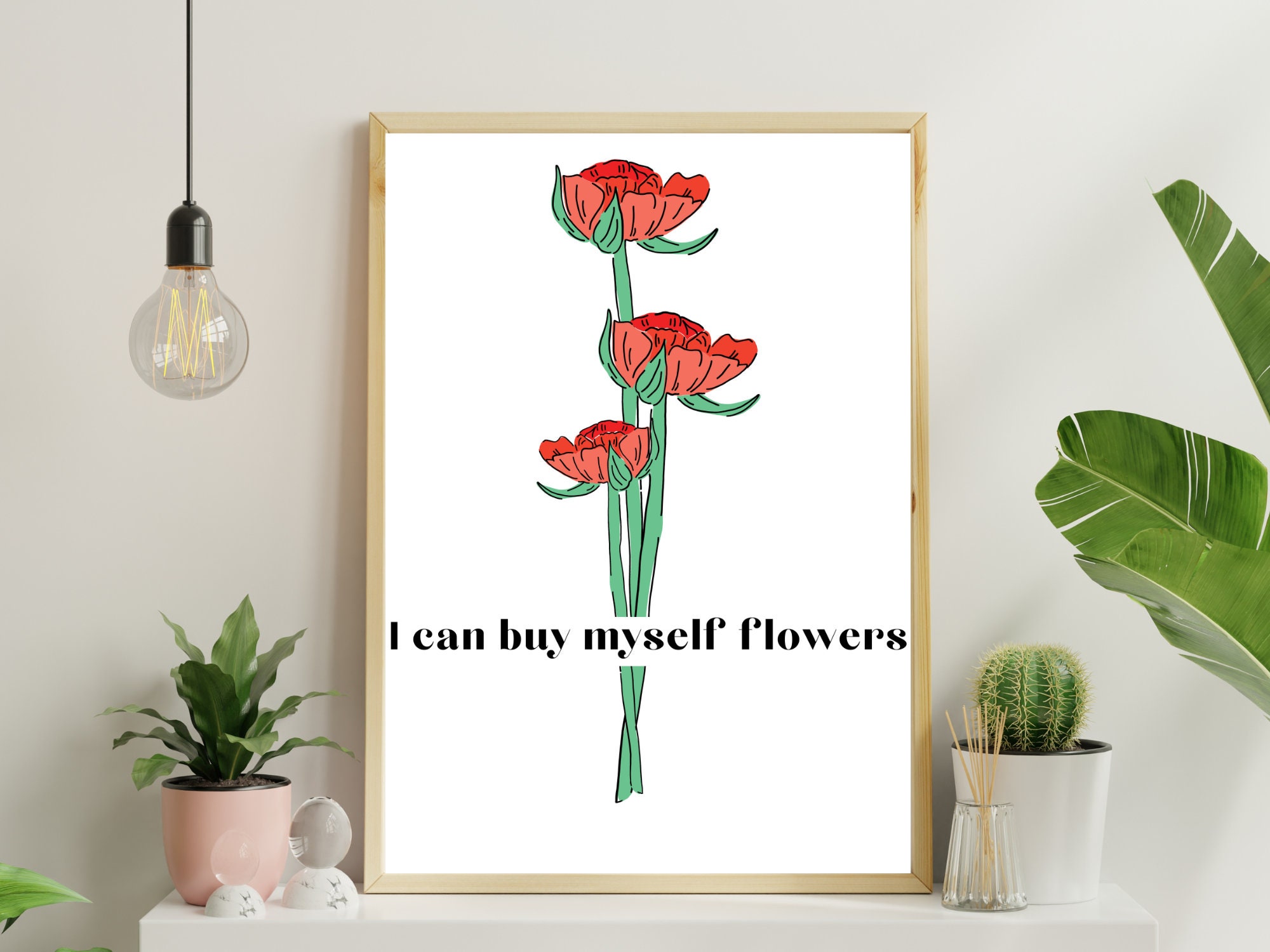 Miley Cyrus FLOWERS Poster. Flowers Wall Art. 