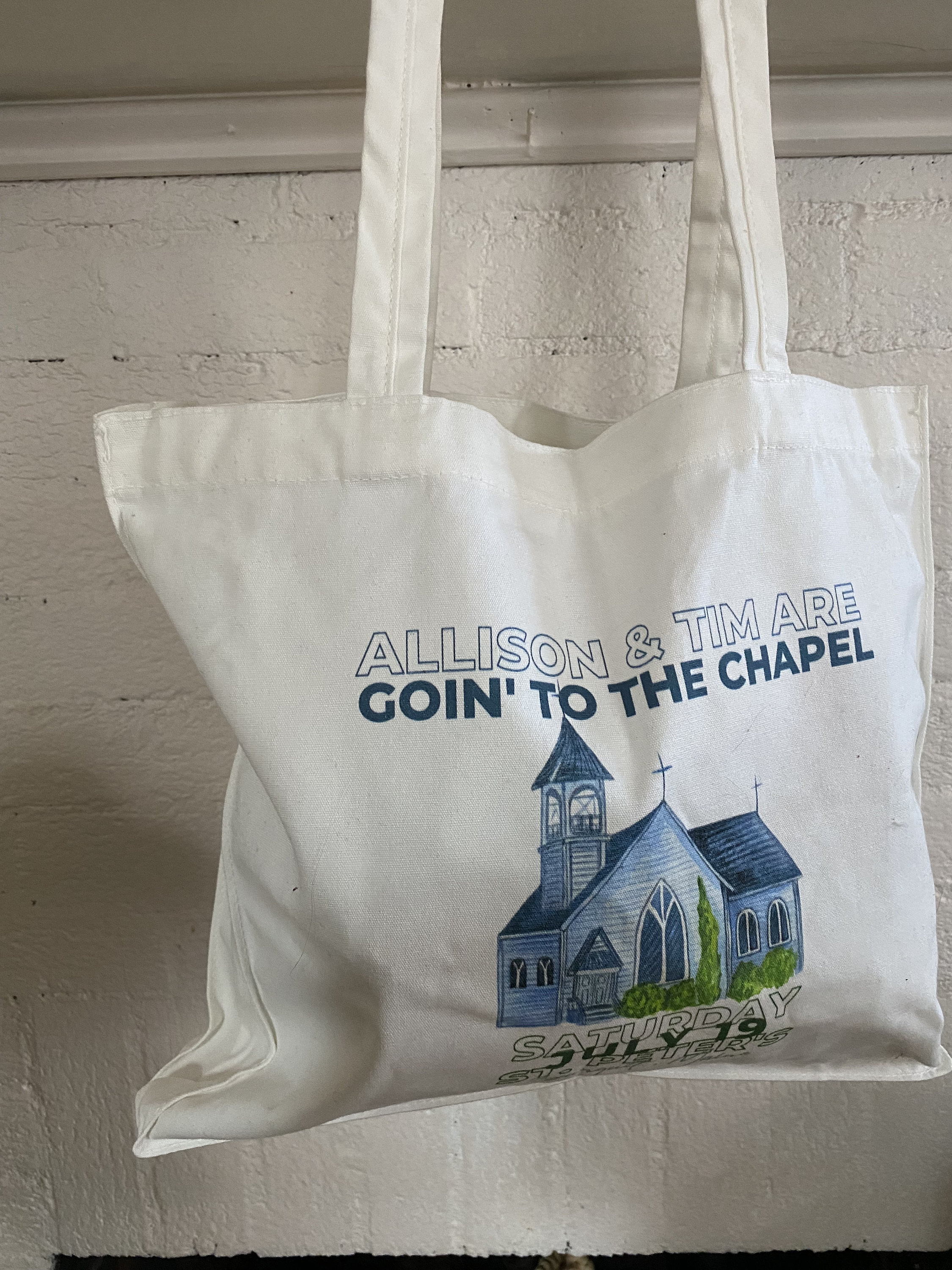 10pack Customized Wedding Bags Personalized Tote Bags for