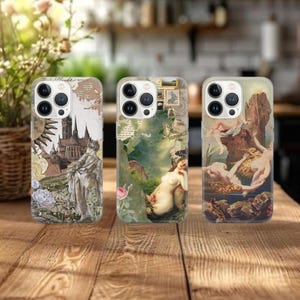 Medieval art Phone Case Art nouveau  Cover for iPhone 16e, 15, 14, 13, 12, 11, Google Pixel 9 Pro, 8, 7A, Samsung S25 edge, S24 FE, A71, A36