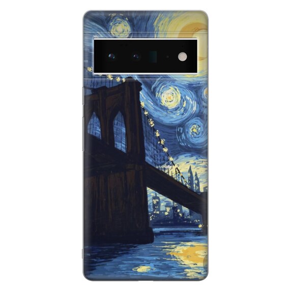 Van Gogh Kunst Handyhülle Für Google Pixel 8a – Transparent, Stoßfest, TPU, Mit 4K-Druck