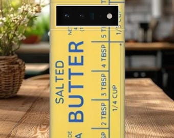 Salted Butter Phone Case: Baking Lover Gift Cover for iPhone 17Pro, 16, 15,14,13,12,Samsung S26,S25,S24,S23,Pixel 10,9